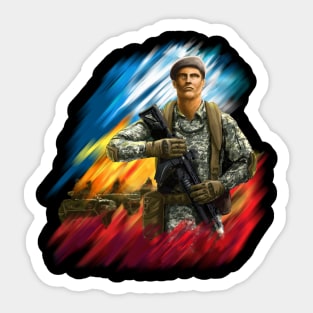 Солдат ВСУ Sticker